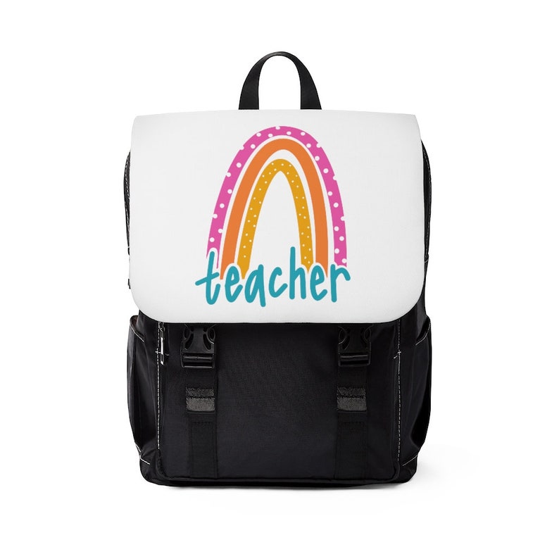 Teacher Backpack Teacher Casual Shoulder Backpack Teacher image 0