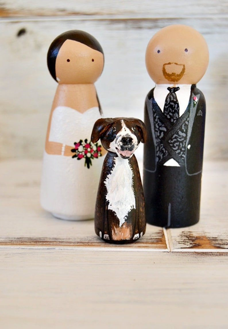 Muñecos Tarta Boda Personalizados con Perro o Gato Figuras Etsy España