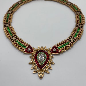 Franklin mint indian motives necklace
