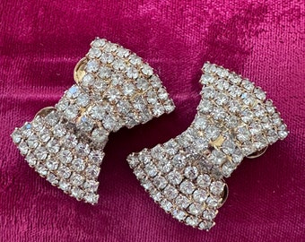 Vintage strass schoenclips van Musi sieraden voor schoenen