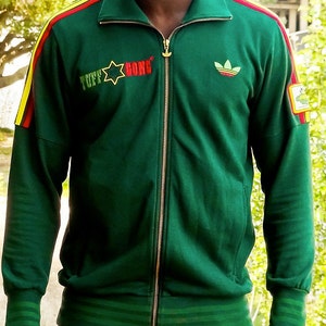 Adidas Originals Bob Marley Tuff Gong Rasta Track Jacket Mens Meduim M Etsy Canada