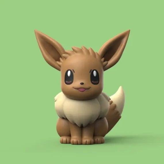 Eevee sitting - 3D geprint