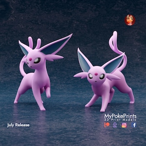 Espeon beeldje - 3D geprint