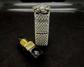Rhinestone Pearl Bling Lipstick Pipe Bedazzled EDC Psychadelic Music Festival Boho Jam Band Gifts