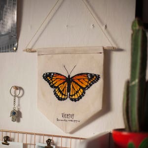 Regency 3 Orange Fabric Butterflies - Box of 6