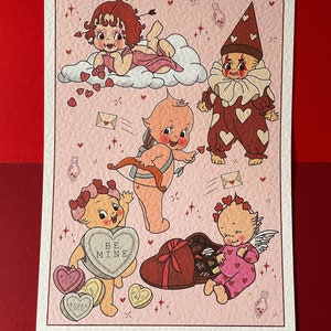 Foglio flash di San Valentino Kewpie A4
