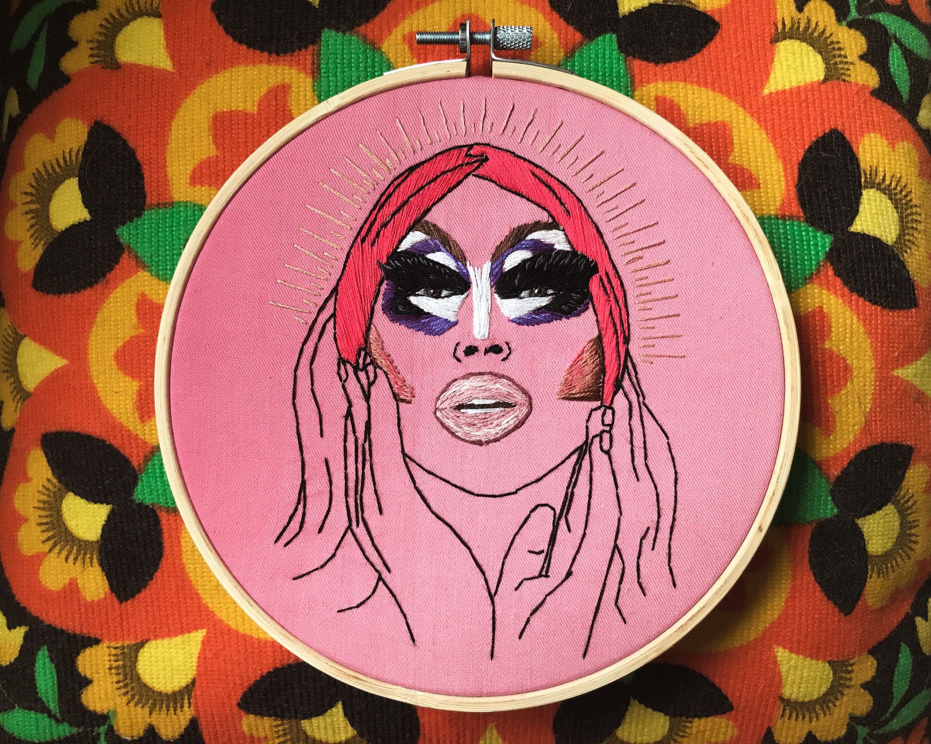 Saint Trixie Mattel / Ru Pauls Drag Race Embroidery - Etsy Sweden
