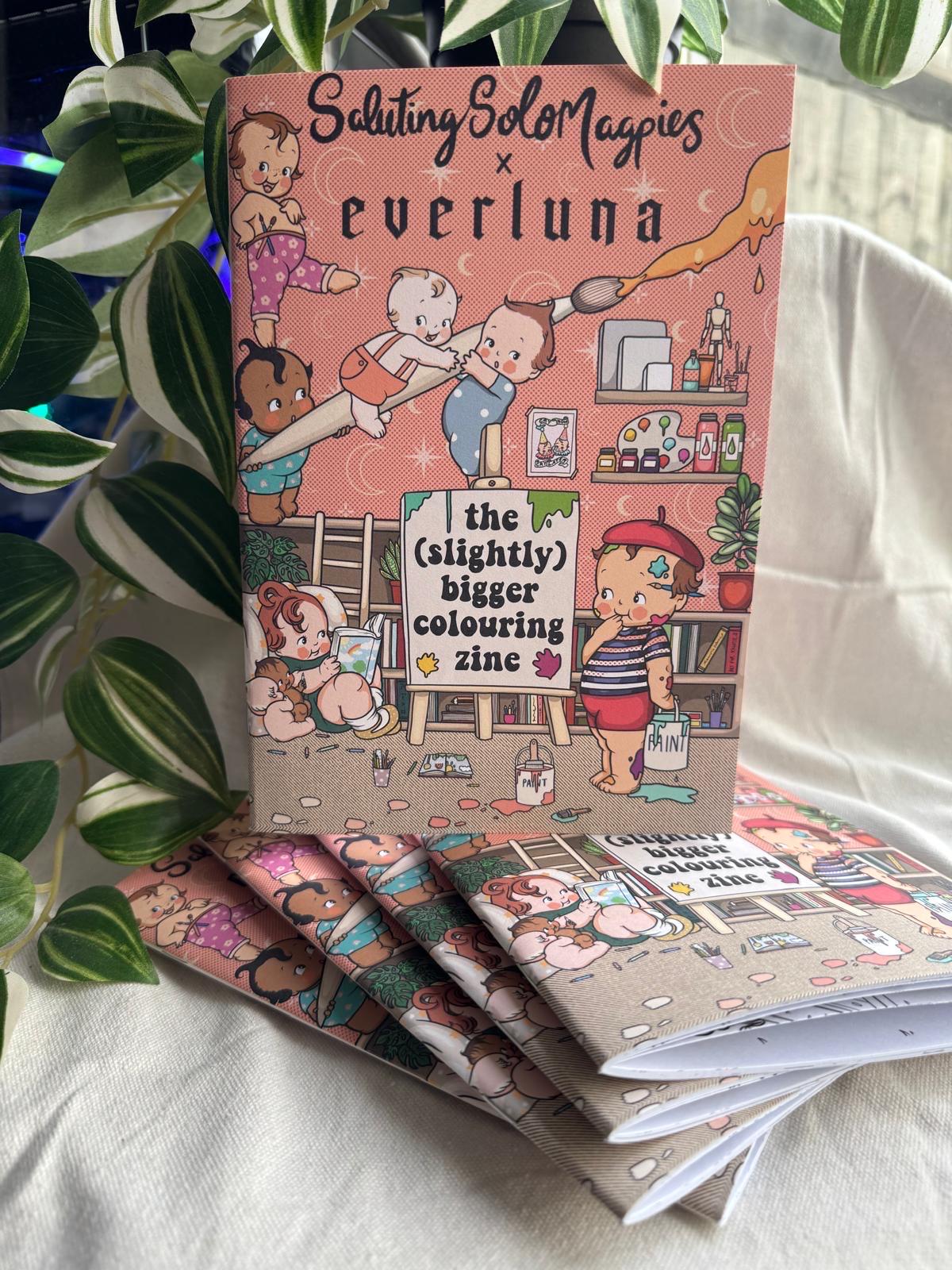 The Slightly Bigger Kewpie Colouring Zine A5
