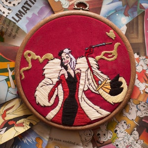 Disney embroidery hoop - commission (including non pictured)