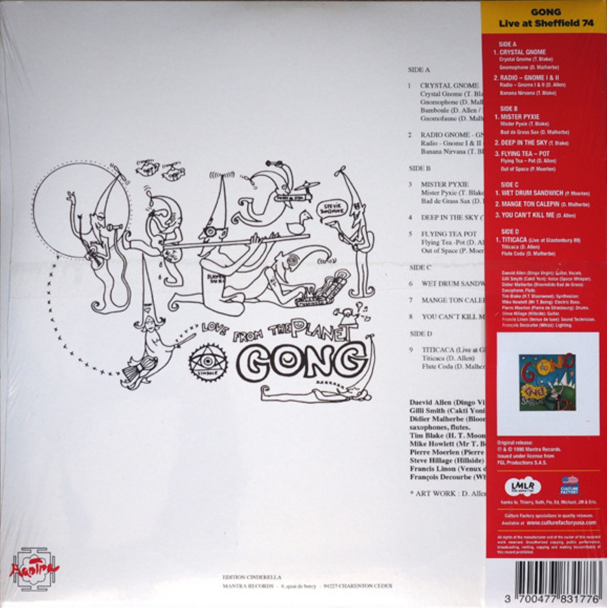 Gong – Live! At Sheffield 1974 | Releases | Discogs