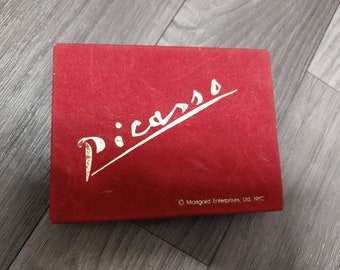 Vintage Rare Set of Picasso Playing Cards in Original Box Marigold Enterprises