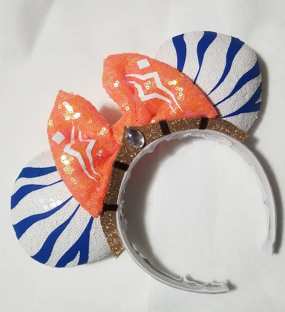 Ahsoka Inspired Ears, Starwars Ears, Ahsoka, Mouse Ears  display picture 3