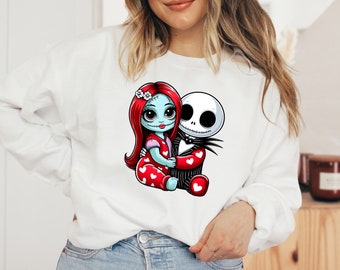 Jack and Sally crewneck,  sweatshirt,  sweater, disney