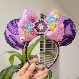Rapunzel lantern festival inspired ears, tangled, disney ears, rapunzel ears, mouse ears, princess ears