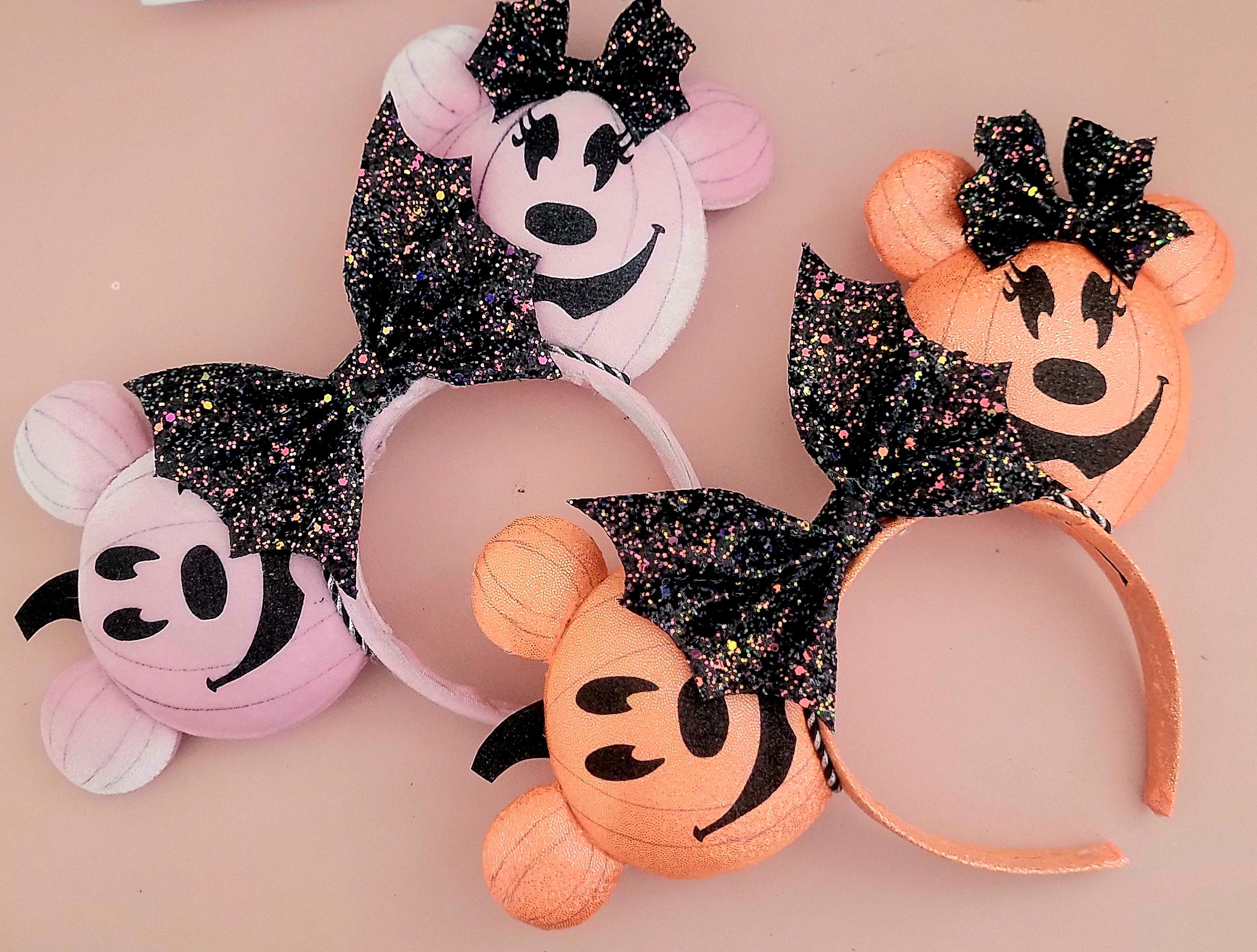 Halloween Pumpkin Disney Ears, Pink pumpkin ears, Orange pumpkin ears, disney halloween ears, halloween ears, pumpkin disney ears