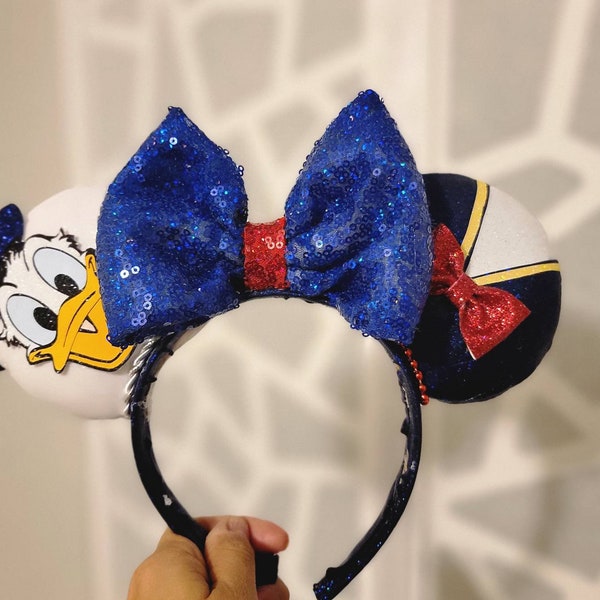 Donald duck inspired ears, mouse ears, disney ears