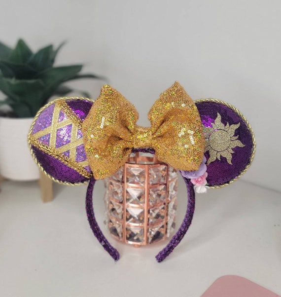 Buy Rapunzel Inspired Ears, Tangled Ears, Mouse Ears, Purple  display picture 1