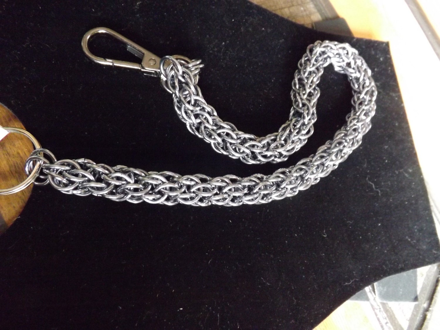 Chainmaille Wallet Chain Candy Cane Weave Chainmail Thick - Etsy Canada