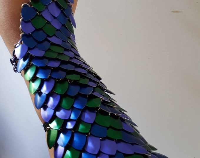 Scalemail Arm and Neck Armor - Etsy