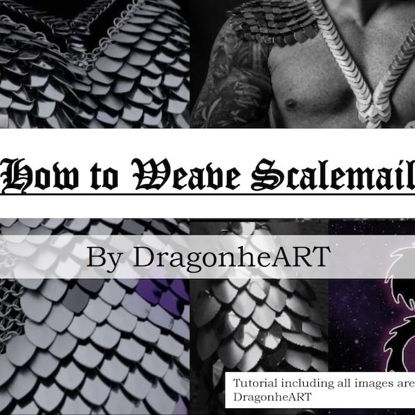 Scalemail Tutorial - Basic Introduction to Weaving Scale Chainmail - How to Craft Scalemaille Armor and Jewelry - All You Need to Know