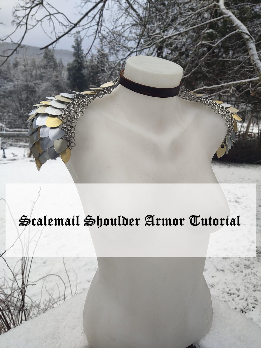 Scalemail Shoulder Armor Tutorial - Make Your Own Epaulets, Pauldrons ...