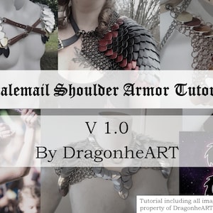 Scalemail Shoulder Armor Tutorial - Make Your Own Epaulets, Pauldrons and Mantles - Detailed Instructions and Patterns