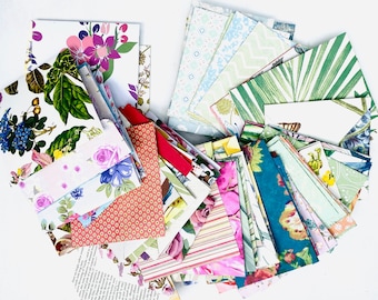 Enveloppes assorties , assortiment d' enveloppes faites main , pochettes pour journaux , motifs assortis décorés , emballage cadeau , fournitures pour envoi postal