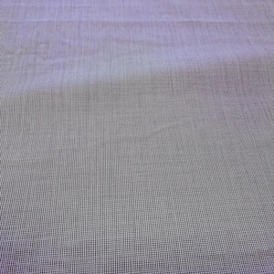 Designer Wool Suiting Fabric Gray Check Imported Sold by the Yard