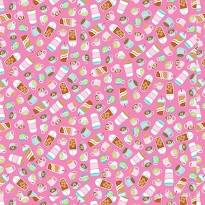 Rainbow Fruit Summer Drinks Cotton Fabric Riley Blake Summer By the Yard