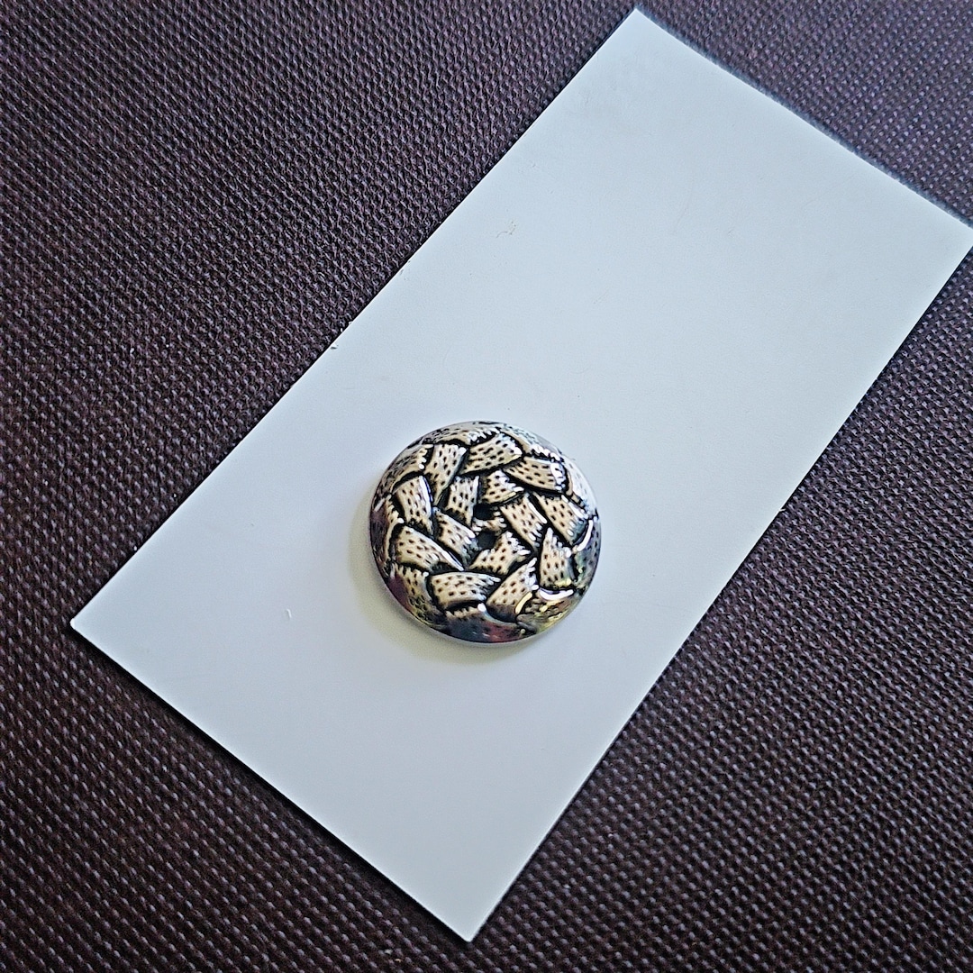 3 Suit Buttons Metal Sew on 3/4 Silver Plastic - Etsy