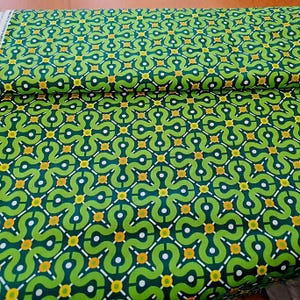 In Plain Sight Cotton Fabric  Andover Green Compass Squares Kathy Hall  By the Yard