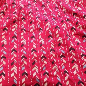Geo Knit Fabric Rays in Pink From Riley Blake Designers4 