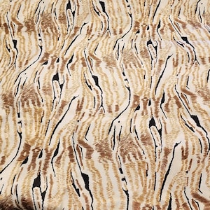 2   yd Wood Grain Satin Charmeuse Apparel Fabric Pre Cut