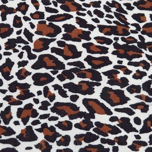 Animal Print Floral Print Chiffon Fabric Semi Sheer Apparel By the Yard