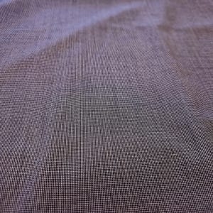 Designer Wool Blend Suiting Fabric Gray Check Imported Sold by the Yard