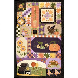 Patches of Autumn Cotton Fabric Marcus Fall By the Panel
