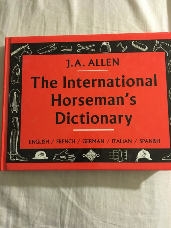 Items Similar To The International Horsemans Dictionary By - 