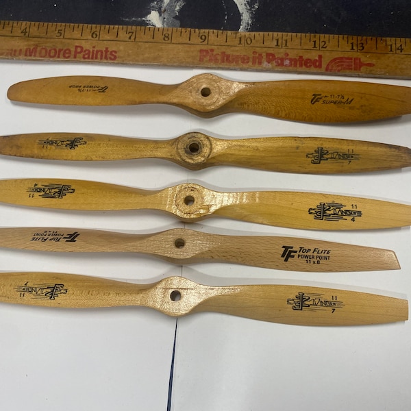 Wood Model Airplane Propeller Etsy