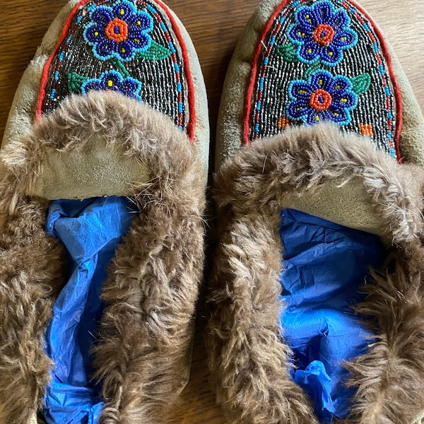 Beaded Moccasins - Etsy