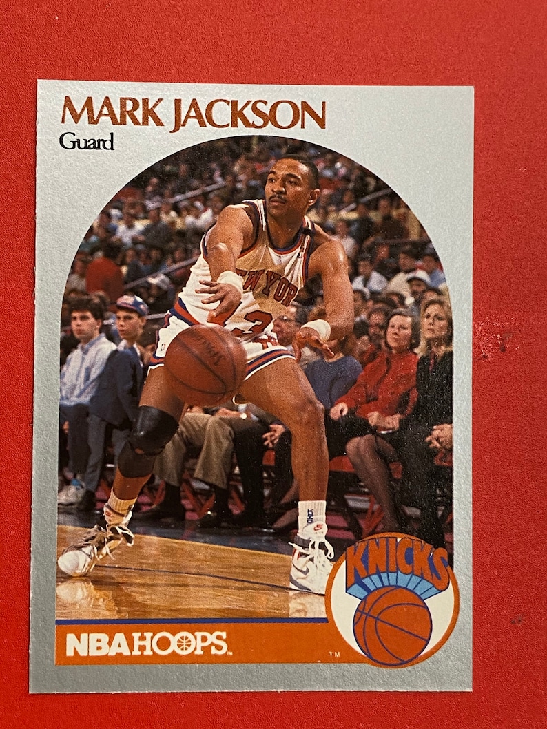 Rare 1990 Mark Jackson No. 205 Hoops Nba Card Mark Jackson Card Etsy
