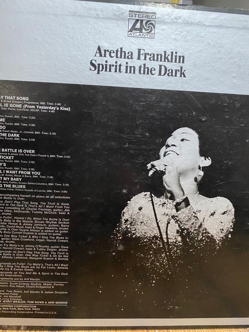 Aretha Franklin Spirit In The Dark Full Album