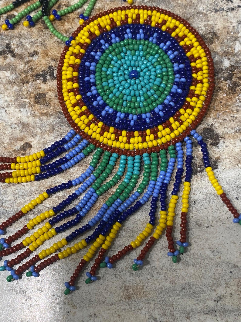 Traditional Native American Hand Beaded Rosettes With Beaded Etsy traditional-native-american-hand-beaded-rosettes-with-beaded-etsy