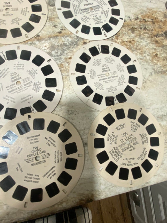 Lot of 36 1950s Sawyer View Master Reels Variety . 