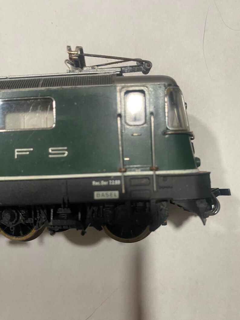 1960s Fleischmann Vintage HO Electric Train Engine 1140 SBB CFF Made in