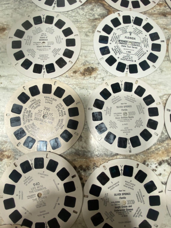 Lot of 36 1950s Sawyer View Master Reels Variety . 