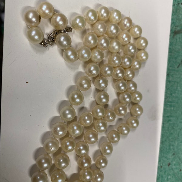 Pearl Necklace Vintage - Etsy