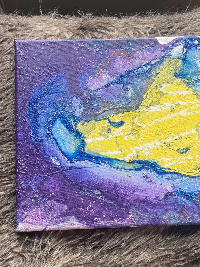 Original Hydro dip painting canvas Spray Paint Wall Art Etsy