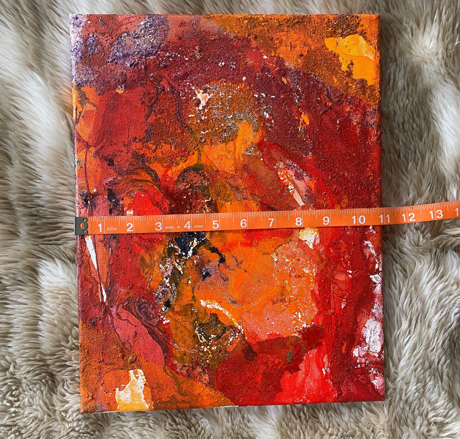 Hydro Dip Spray Painting Canvas Wall Art Original Art Etsy