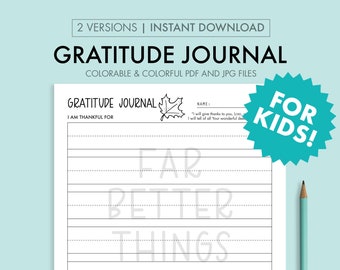 Christian Kids Gratitude Journal Imprimable, Christian Gratitude, Children Thankfulness Journal, Gratitude Coloring Page Diary, Homeschool