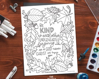 Download Bible Verse Coloring Etsy
